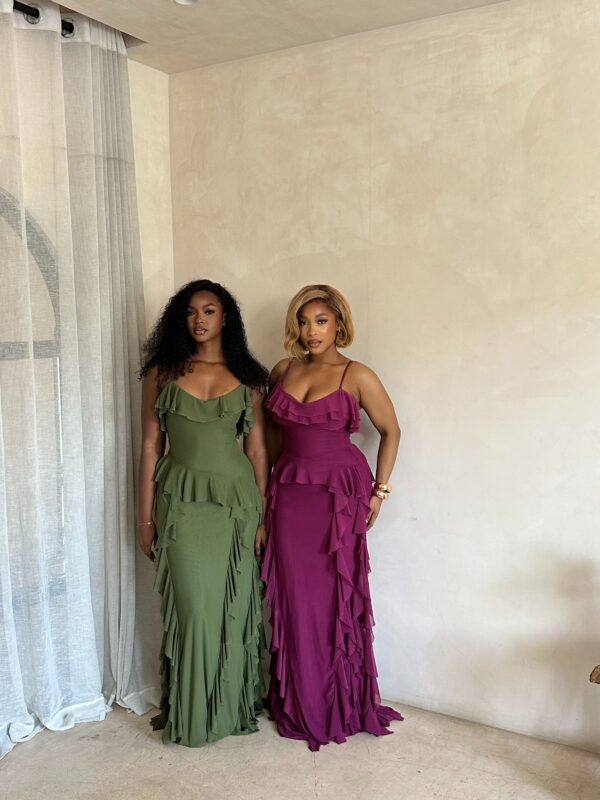 Riviera frill maxi (pre order)