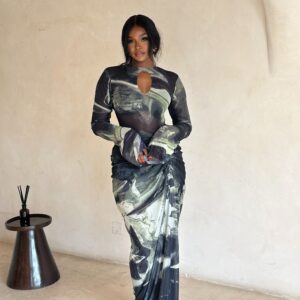 Claret maxi (marble print)