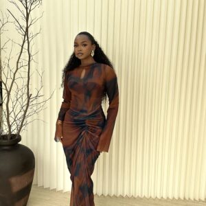 Claret maxi - orange swirl